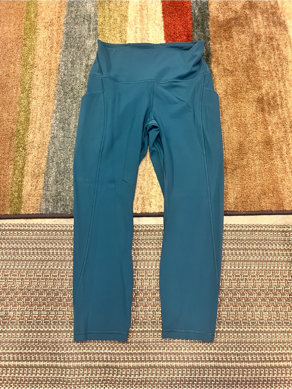 lululemon athletica Teal Girls' Active Leggings
